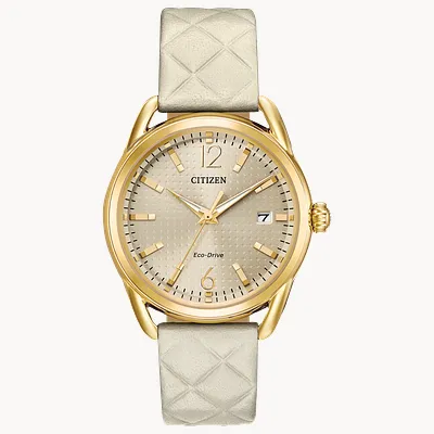 LTR - Ladies Eco-Drive FE6082-08P Champagne Dial Watch | CITIZEN LTR - Ladies Eco-Drive FE6082-08P Champagne Dial Watch | CITIZEN